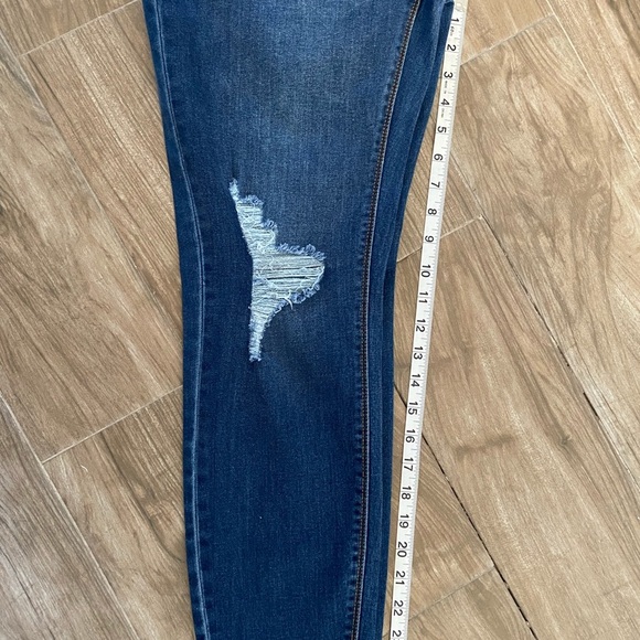 Indigo Poppy gray ankle skinny Maternity jeans - Picture 13 of 16